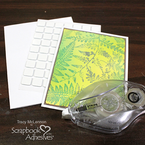 Monkeying Around Card Tutorial by Tracy McLennon for Scrapbook Adhesives by 3L