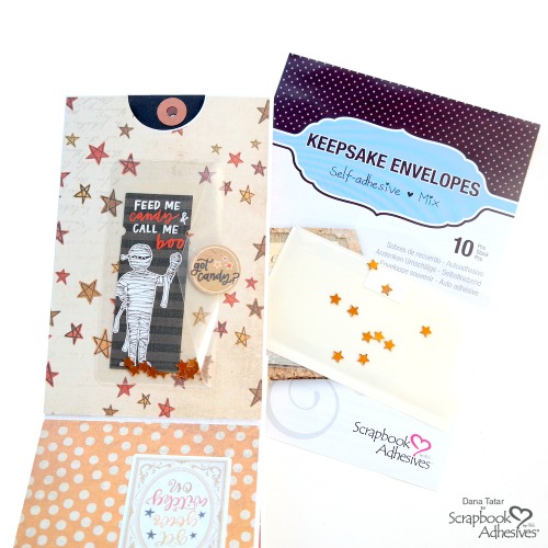 How to Use Keepsake Envelopes for Shaker Pockets by Dana Tatar for Scrapbook Adhesives by 3L