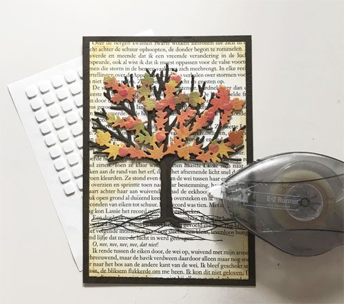 Foiled Thankful Card Tutorial by Yvonne van de Grijp for Scrapbook Adhesives by 3L