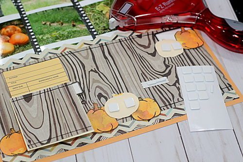 Pumpkin Patch Pocket Page by Connie Mercer for Scrapbook Adhesives by 3L Step 6