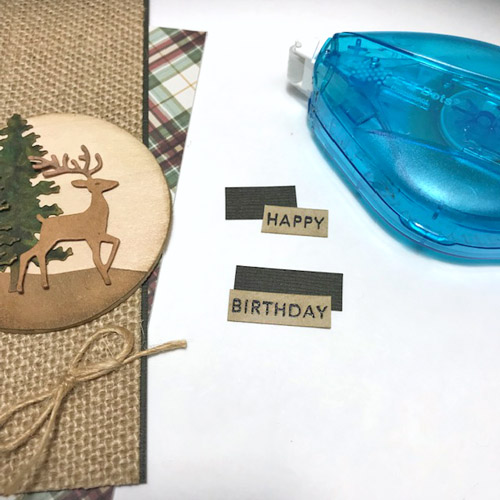 Masculine Birthday Card Tutorial by Judy Hayes for Scrapbook Adhesives by 3L