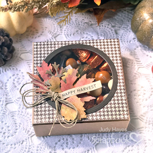 Happy Harvest Treat Box by Judy Hayes for Scrapbook Adhesives by 3L