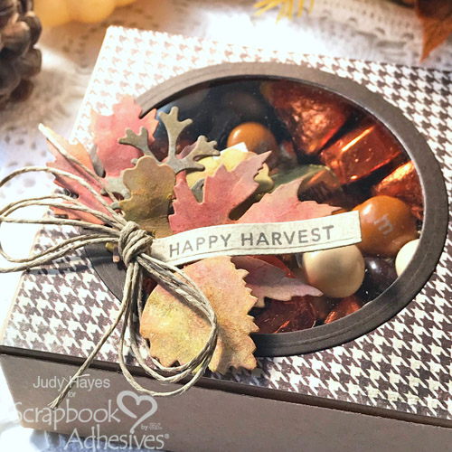 Happy Harvest Treat Box by Judy Hayes for Scrapbook Adhesives by 3L