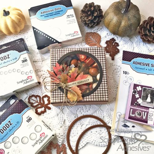 Happy Harvest Treat Box by Judy Hayes for Scrapbook Adhesives by 3L