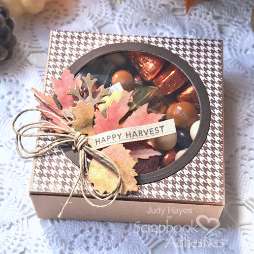 Happy Harvest Treat Box by Judy Hayes for Scrapbook Adhesives by 3L