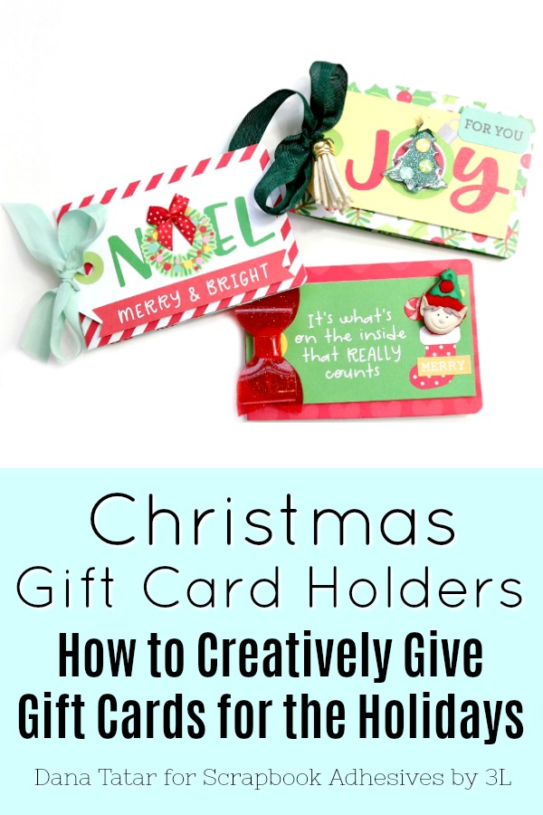 DIY Christmas Gift Card Holders Created with the Doodlebug Designs Christmas Magic Collectoin