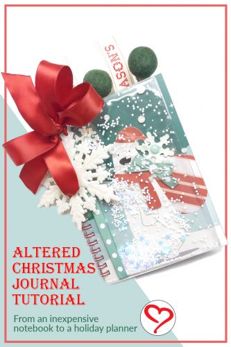 Altered Christmas Journal Tutorial by Shellye McDaniel for Scrapbook Adhesives by 3L