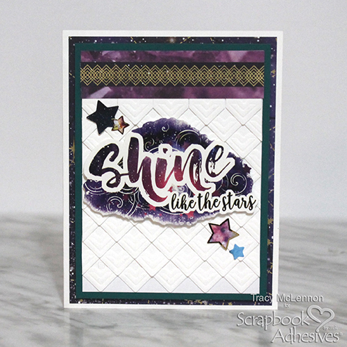 Texture Background with Creative Photo Corners by Tracy McLennon for Scrapbook Adhesives by 3L 