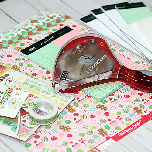 Christmas Notepad Tutorial by Connie Mercer for Scrapbook Adhesives by 3L