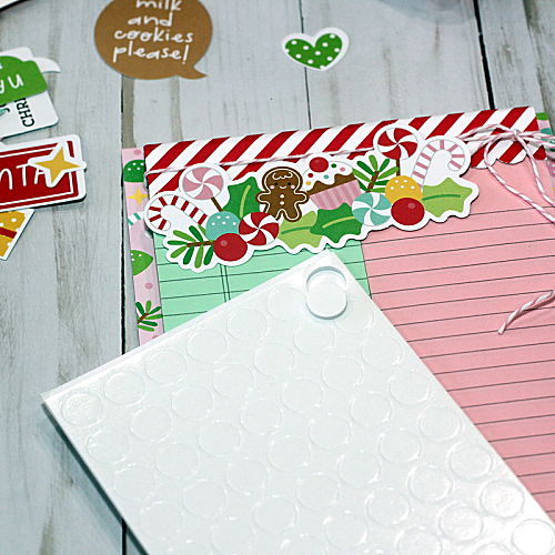 Christmas Notepad Tutorial by Connie Mercer for Scrapbook Adhesives by 3L