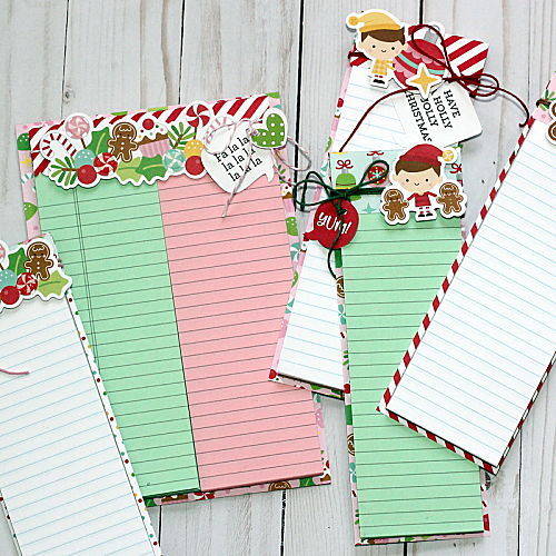 Christmas Notepad Tutorial by Connie Mercer for Scrapbook Adhesives by 3L