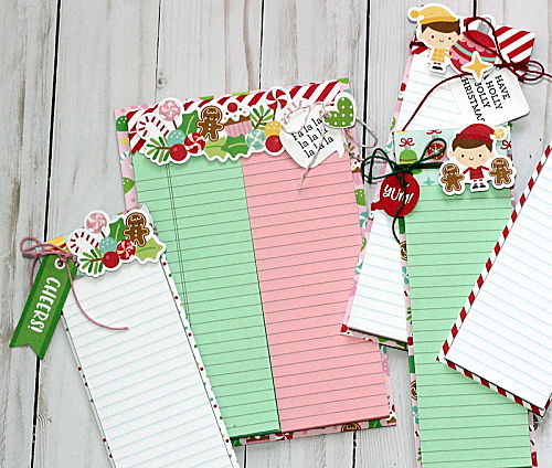 Christmas Notepad Tutorial by Connie Mercer for Scrapbook Adhesives by 3L