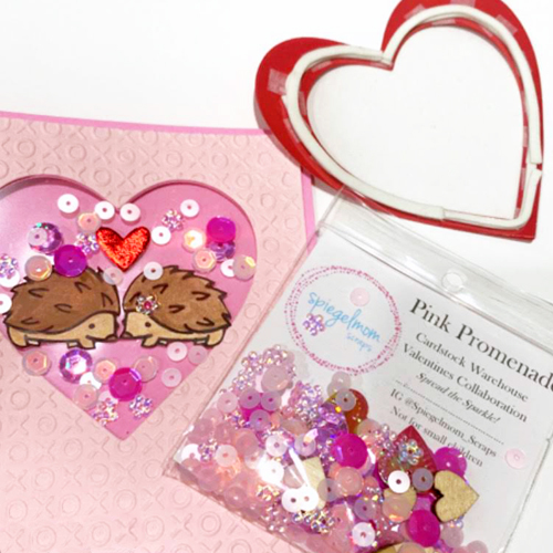 Hedgehog Valentine Shaker Card Tutorial by Ivy Pe for Scrapbook Adhesives by 3L