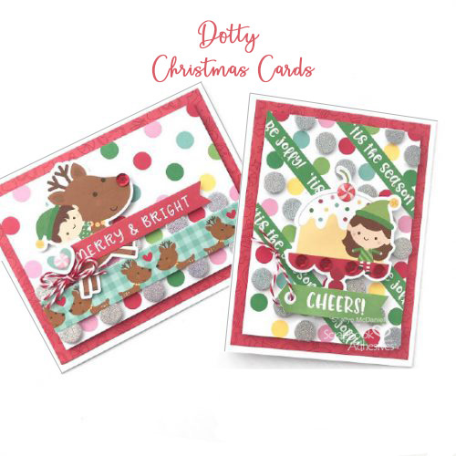 Dotty Doodlebug Christmas Cards by Shellye McDaniel for Scrapbook Adhesives by 3L