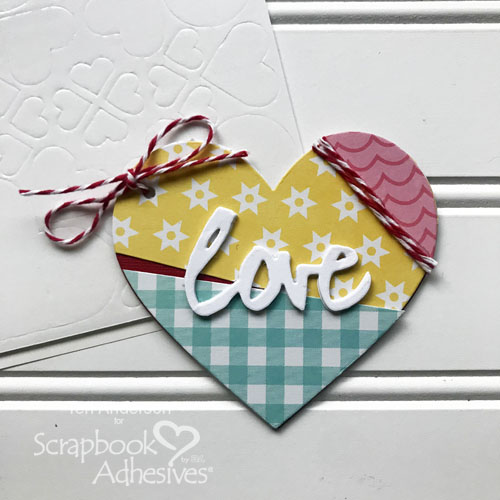 Scrap Paper Love Notes by Teri Anderson for Scrapbook Adhesives by 3L