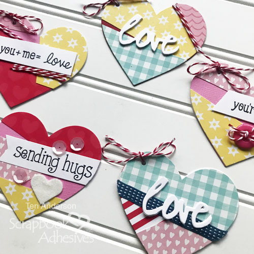 Scrap Paper Love Notes by Teri Anderson for Scrapbook Adhesives by 3L