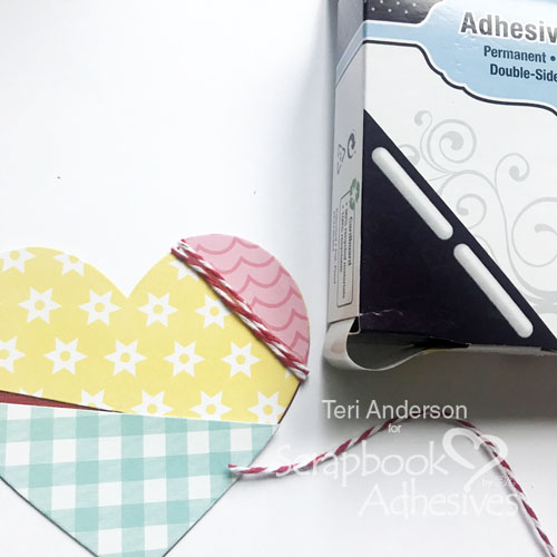 Scrap Paper Love Notes by Teri Anderson for Scrapbook Adhesives by 3L