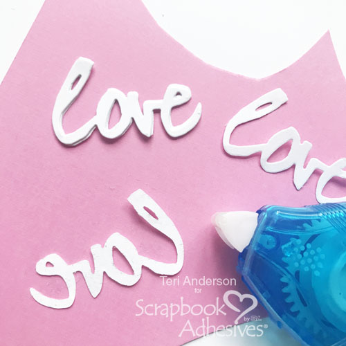 Scrap Paper Love Notes by Teri Anderson for Scrapbook Adhesives by 3L