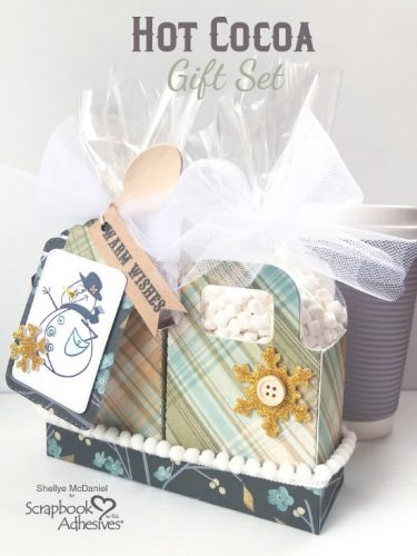 Hot Cocoa Gift Set Tutorial by Shellye McDaniel for Scrapbook Adhesives by 3L