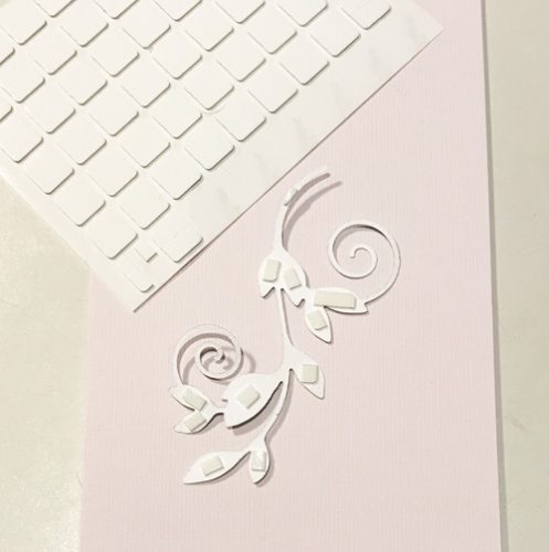 Romantic Flourished Card Tutorial by Yvonne van de Grijp for Scrapbook Adhesives by 3L