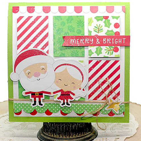 Merry Card Set Tutorial by Connie Mercer for Scrapbook Adhesives by 3L