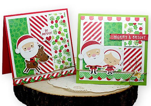 Merry Card Set Tutorial by Connie Mercer for Scrapbook Adhesives by 3L