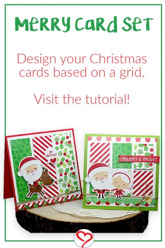 Merry Card Set Tutorial by Connie Mercer for Scrapbook Adhesives by 3L