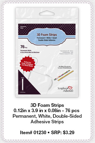 01230 3D Foam Strips by Scrapbook Adhesives by 3L