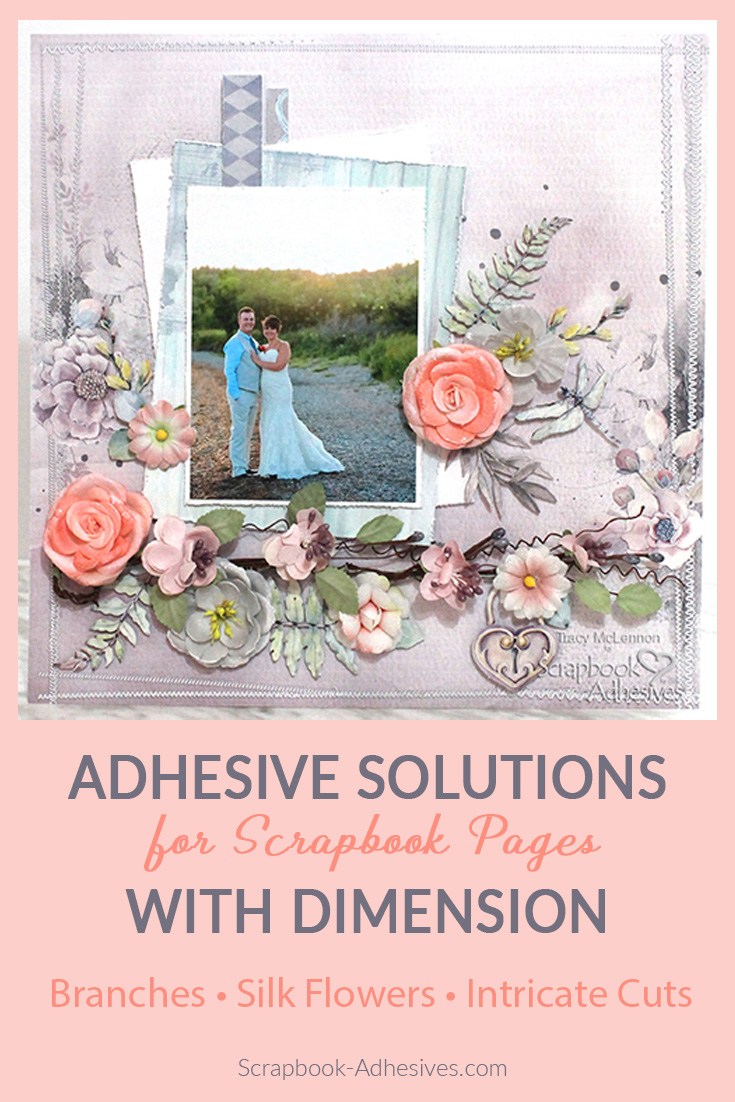 Adhesive Solutions for a Dimensional Layout by Tracy McLennon for Scrapbook Adhesives by 3L