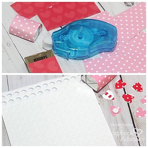 A Heart Shaped Valentine's Day Gift Box Tutorial by Connie Mercer for Scrapbook Adhesives by 3L