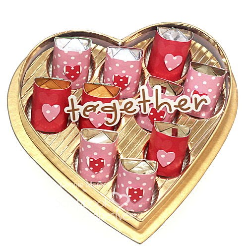 A Heart Shaped Valentine's Day Gift Box Tutorial by Connie Mercer for Scrapbook Adhesives by 3L