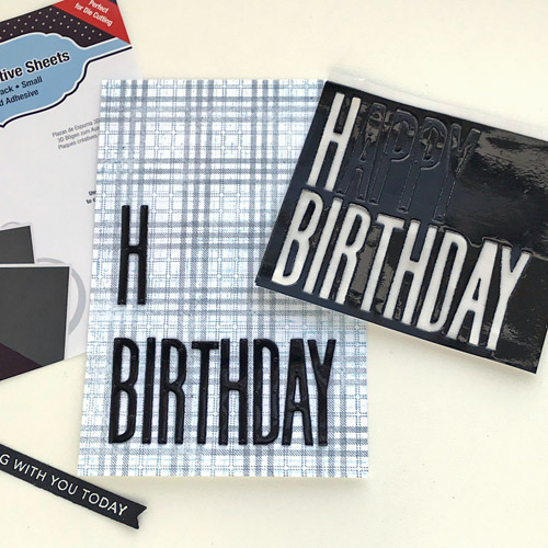 Bold and Simple Masculine Birthday Card by Judy Hayes for Scrapbook Adhesives by 3L