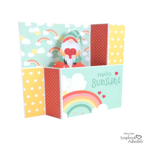 Gnome Wiper Card Tutorial by Dana Tatar for Scrapbook Adhesives by 3L 