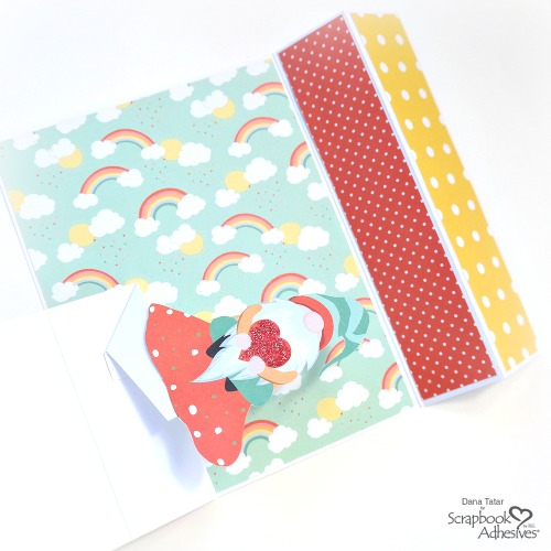Gnome Wiper Card Tutorial by Dana Tatar for Scrapbook Adhesives by 3L 