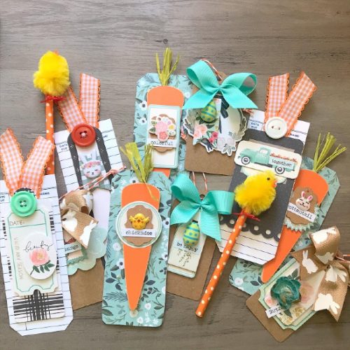 Bunny Ephemera Caddy by Shelley McDaniel for Scrapbook Adhesives by 3L 