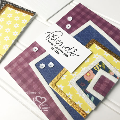 Framed Friends Fun Cards Tutorial by Teri Anderson for Scrapbook Adhesives by 3L