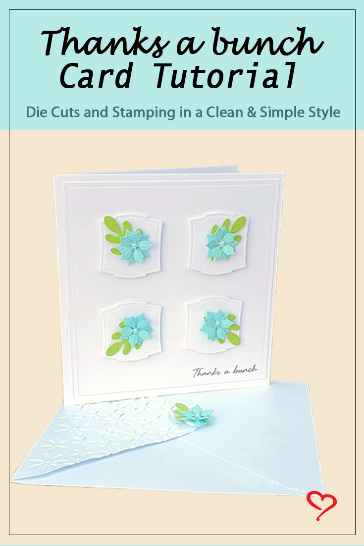 A Clean and Simple Thank You Card Tutorial by Christine Emberson for Scrapbook Adhesives by 3L