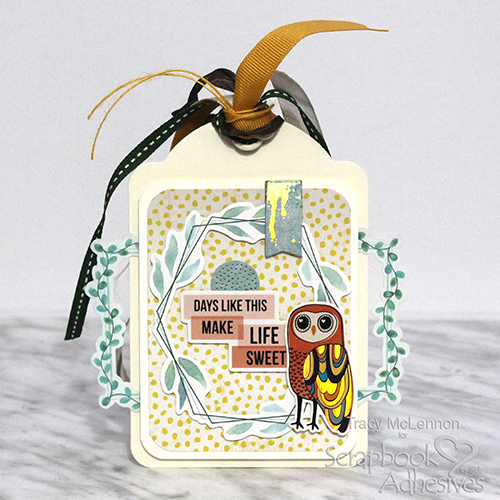 Make Life Sweet Dimensional Tag by Tracy McLennon for Scrapbook Adhesives by 3L 