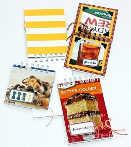 Trash to Treasured Notebook by Connie Mercer for Scrapbook Adhesives by 3L