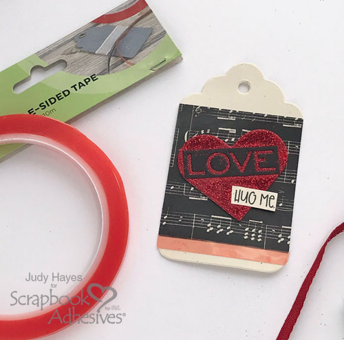 Valentine's Day Heart Tags by Judy Hayes for Scrapbook Adhesives by 3L