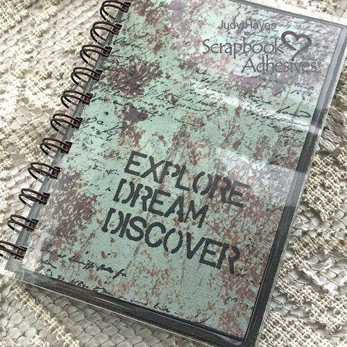 DIY Travel Journal by Judy Hayes for Scrapbook Adhesives by 3L