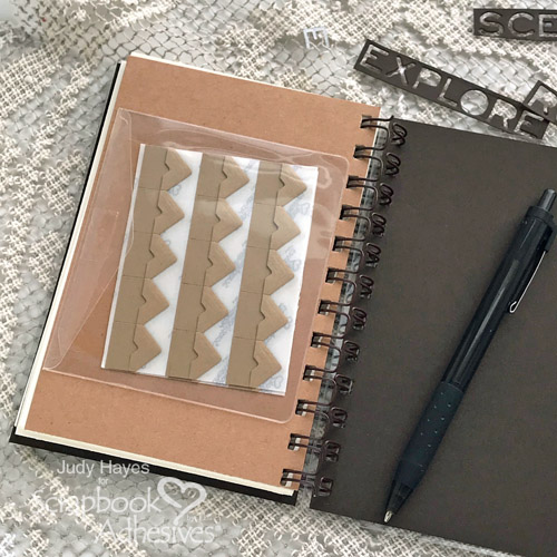 DIY Travel Journal by Judy Hayes for Scrapbook Adhesives by 3L