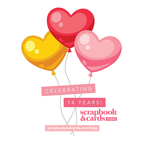 Happy 14th Birthday Celebration and Giveaway with Scrapbook and Cards Today Magazine Logo