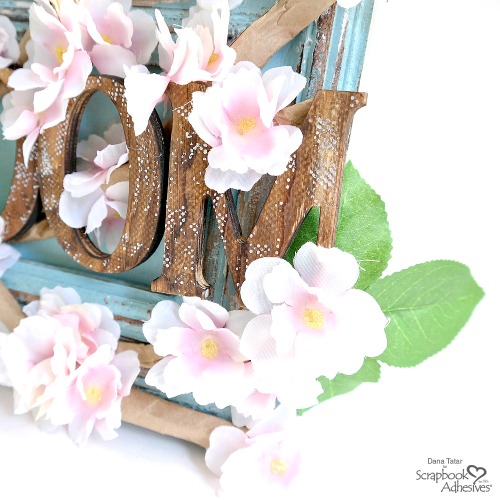 Cherry Blossom Frame Tutorial by Dana Tatar for Scrapbook Adhesives by 3L 