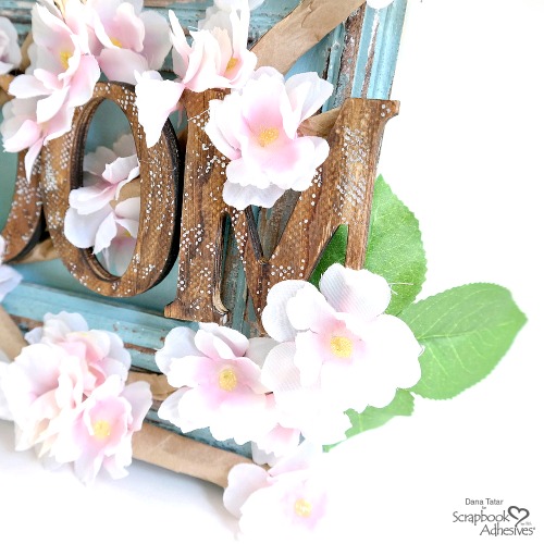Cherry Blossom Frame Tutorial by Dana Tatar for Scrapbook Adhesives by 3L