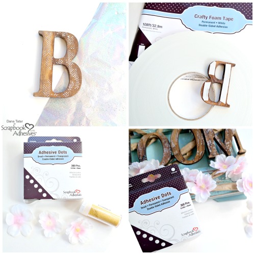 Cherry Blossom Frame Tutorial by Dana Tatar for Scrapbook Adhesives by 3L