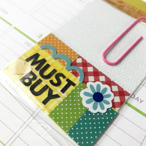 Dry-Erase Shopping Lists for Planners by Teri Anderson for Scrapbook Adhesives by 3L
