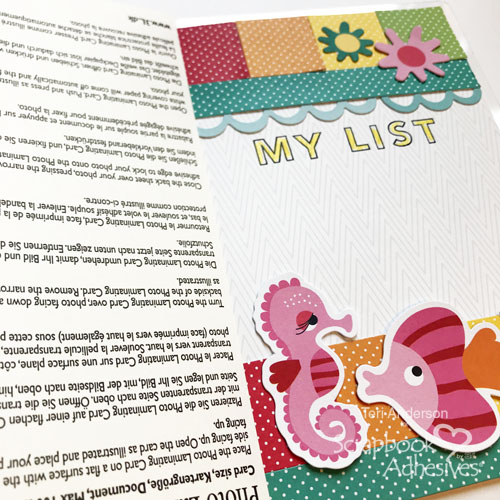 Dry-Erase Shopping Lists for Planners by Teri Anderson for Scrapbook Adhesives by 3L