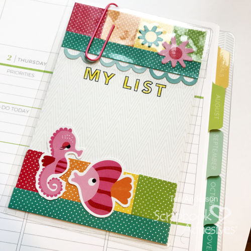 Dry-Erase Shopping Lists for Planners by Teri Anderson for Scrapbook Adhesives by 3L