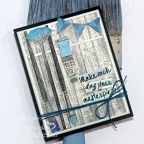 Make Your Masterpiece Card Tutorial by Connie Mercer for Scrapbook Adhesives by 3L